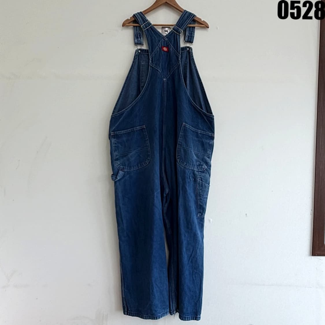 디키즈 인디고 데님 오버롤 점프 수트 32X30 0528 상품이미지7