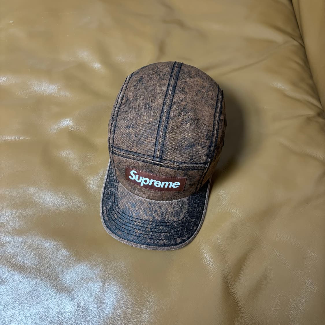 Supreme 슈프림 코듀라 워시드 러스트 캠프캡 모자 상품이미지5