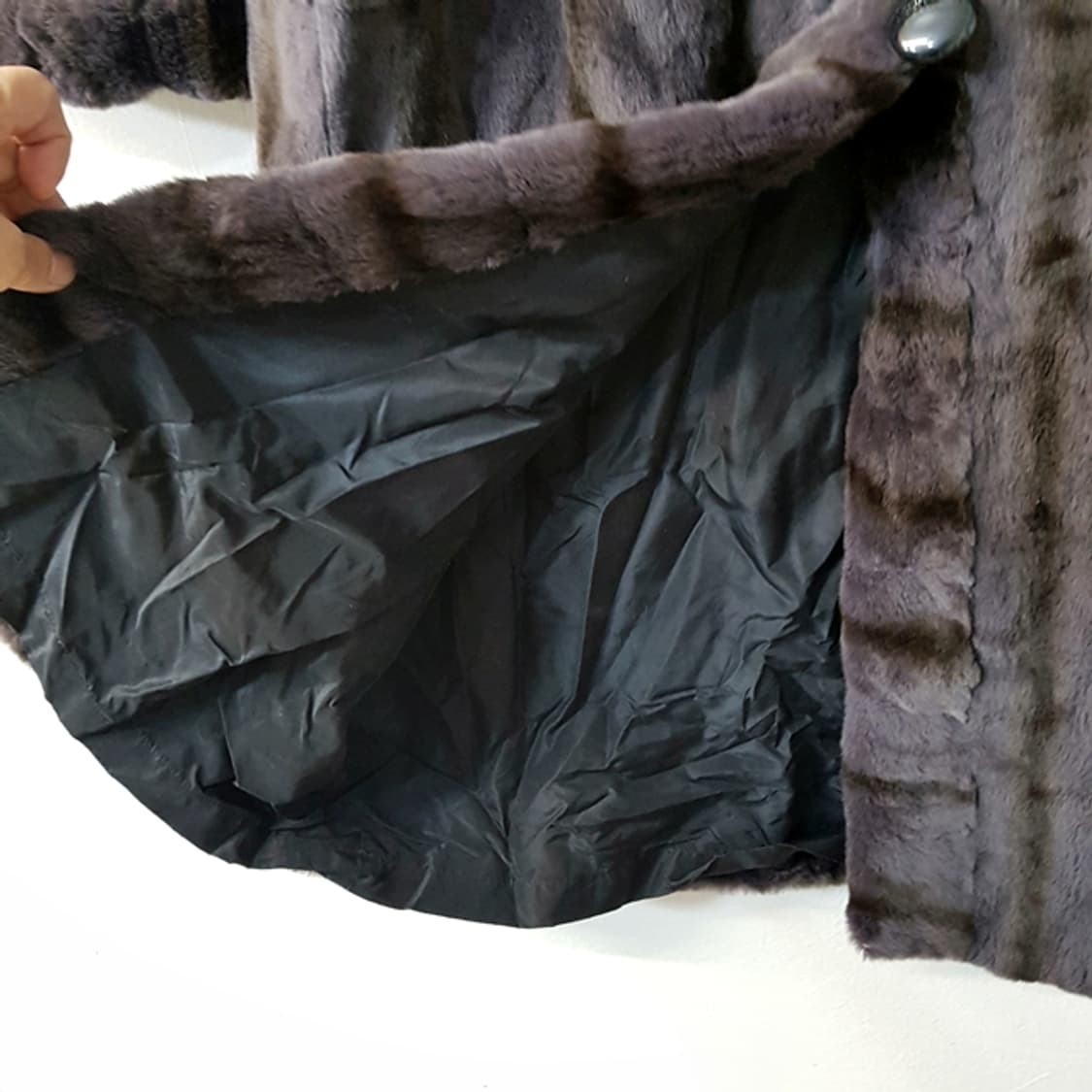 쉬어드 밍크 모피 롱코트 상품이미지2