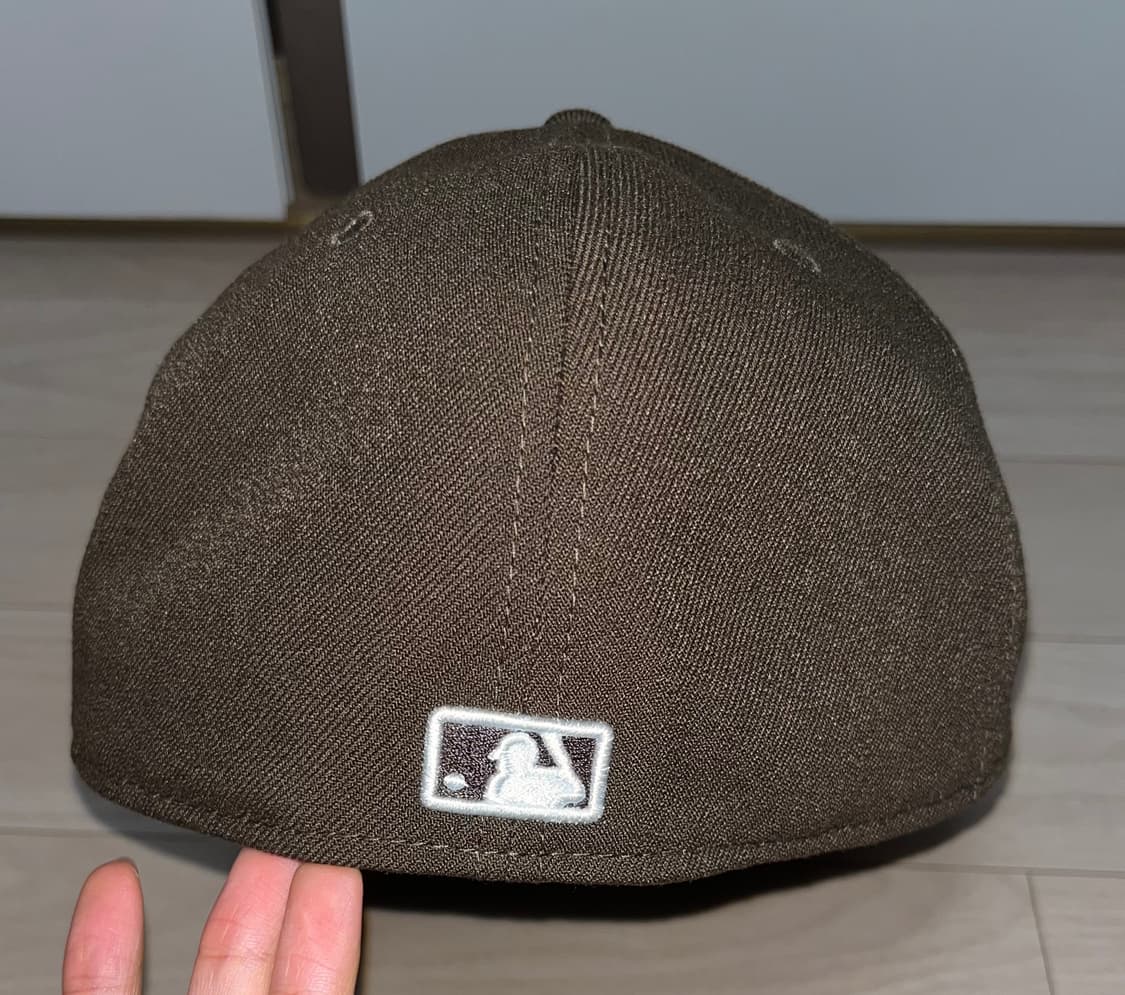 MLB 뉴욕 양키스 베이직 사이즈캡 월넛 712(59.6cm) 상품이미지1