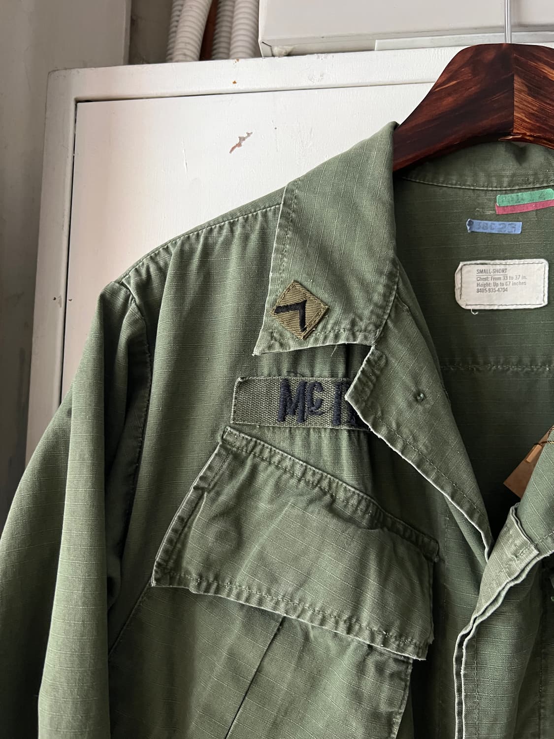 [S/S]60's 오리지널 U.S ARMY 립스탑 정글퍼티그 자켓 상품이미지3