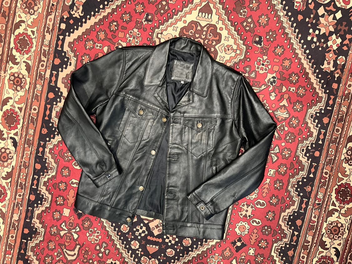 ( L ) 가죽자켓 레더자켓 가죽셔츠 가죽남방 아메카지 워크웨어 상품이미지2