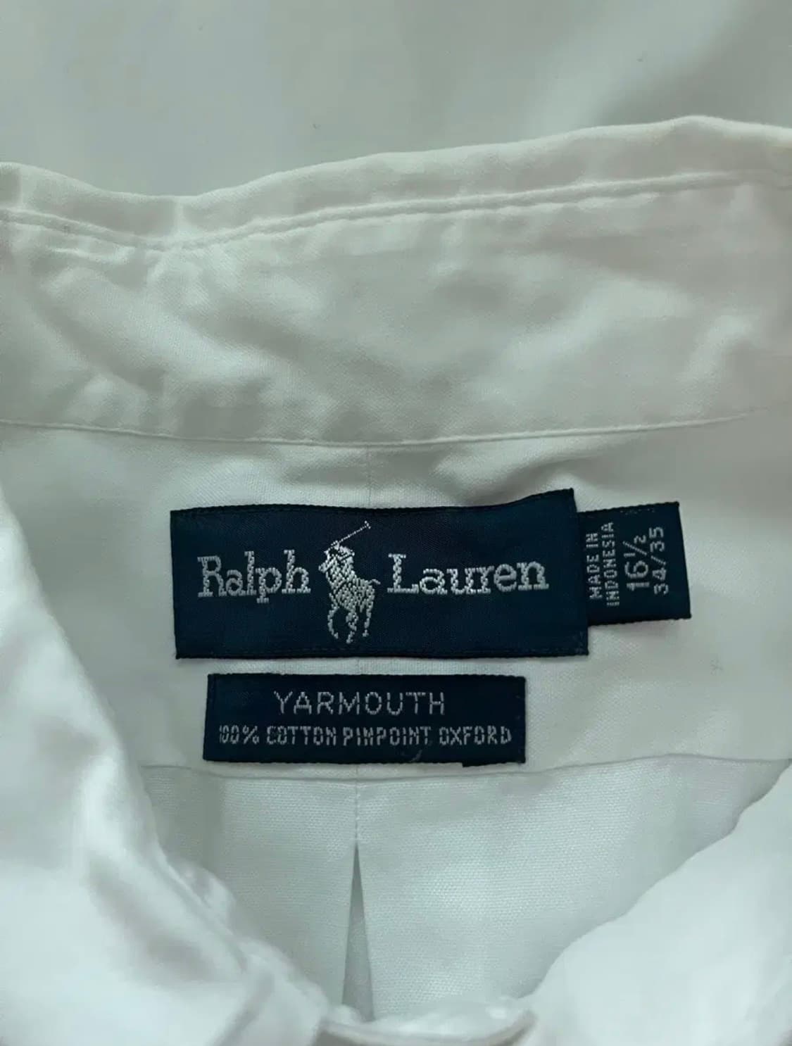 랄프로렌 정품 빅사이즈 화이트 셔츠 상품이미지3
