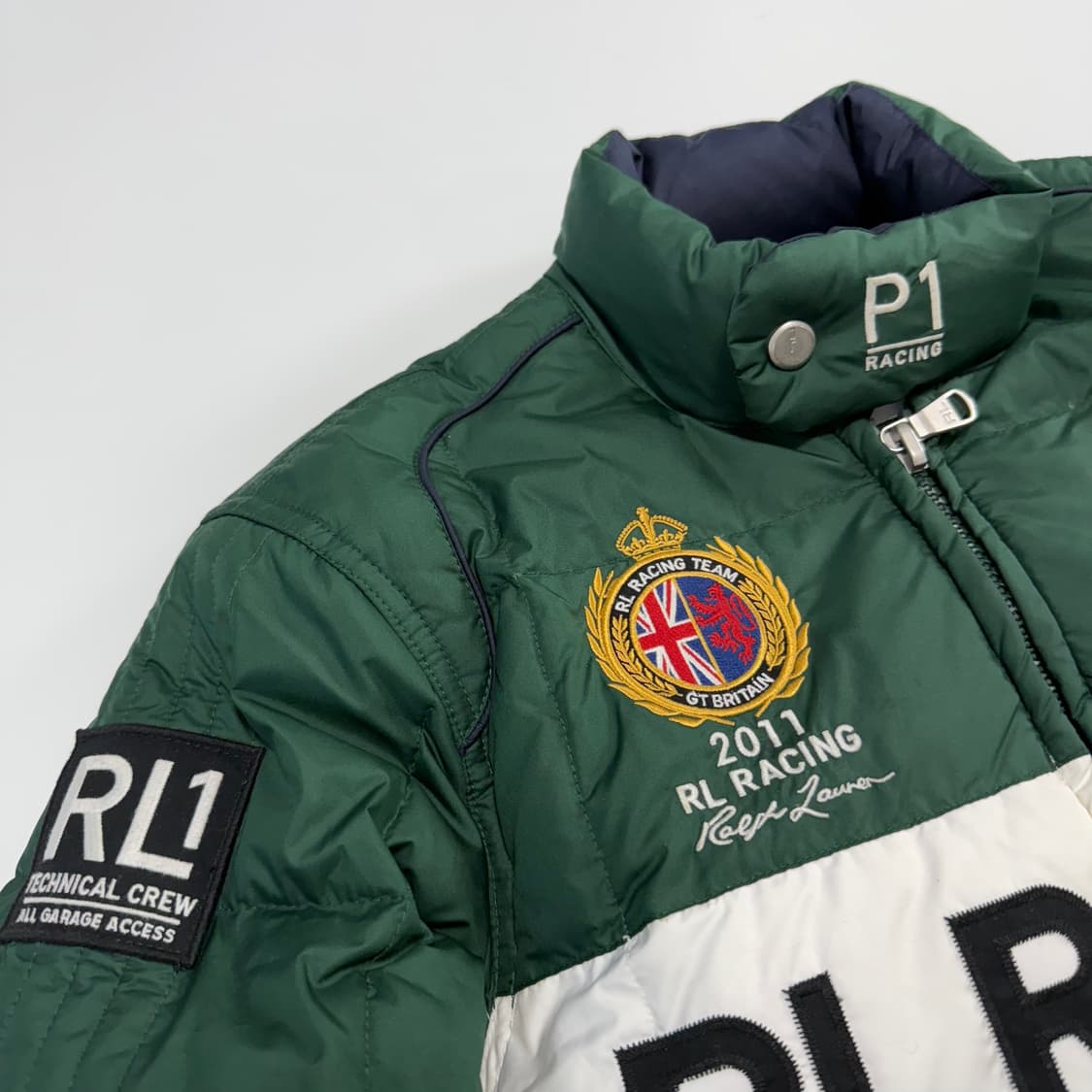 폴로 랄프로렌 빅포니 레이싱 투웨이 패딩  상품이미지5