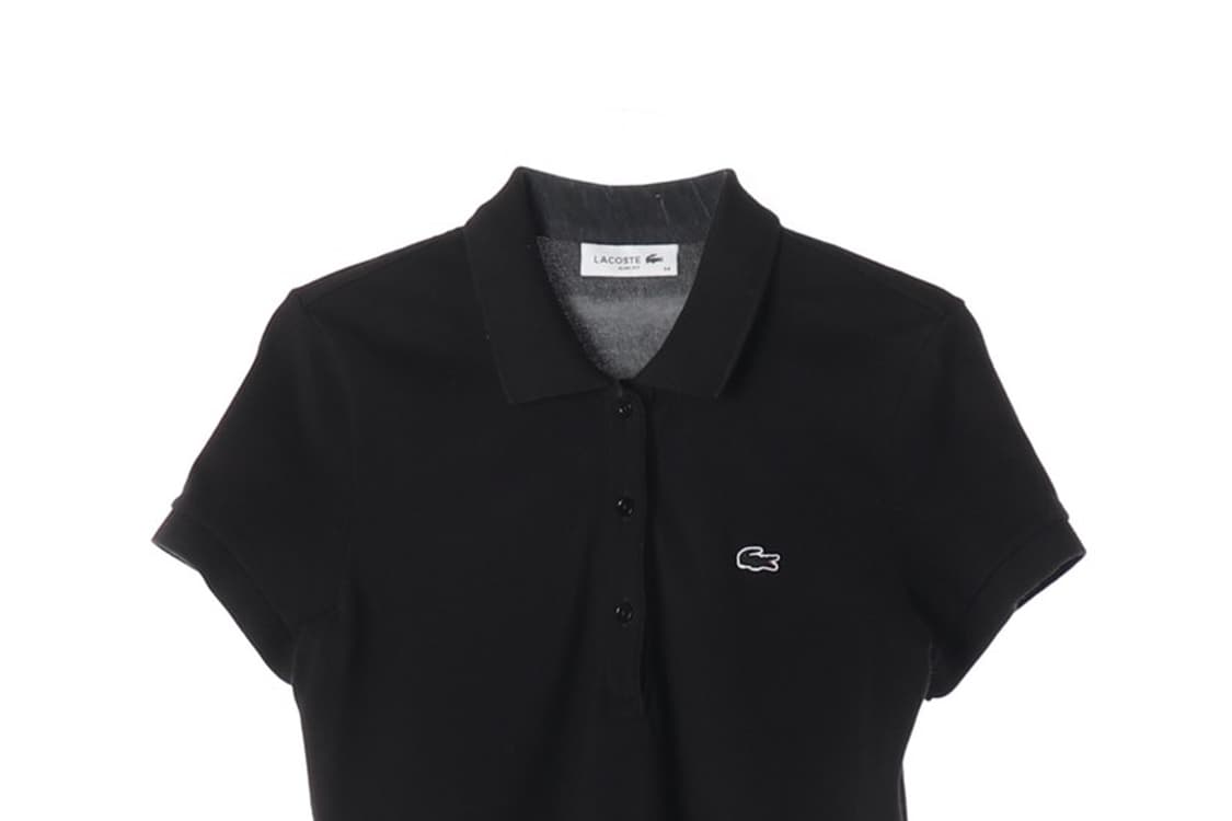 라코스테 블랙 피케 슬림핏 반팔 원피스 34 상품이미지3