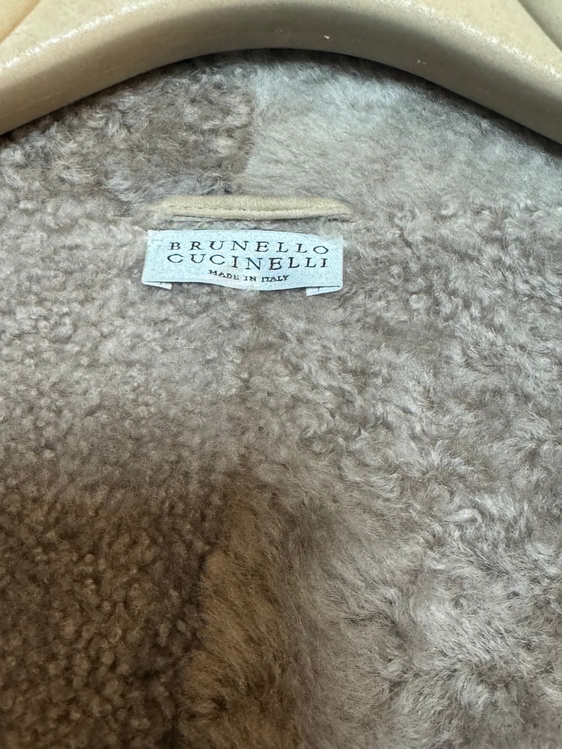 브루넬로 쿠치넬리 여성 스웨이드 시어링 무통 코트 48 상품이미지8