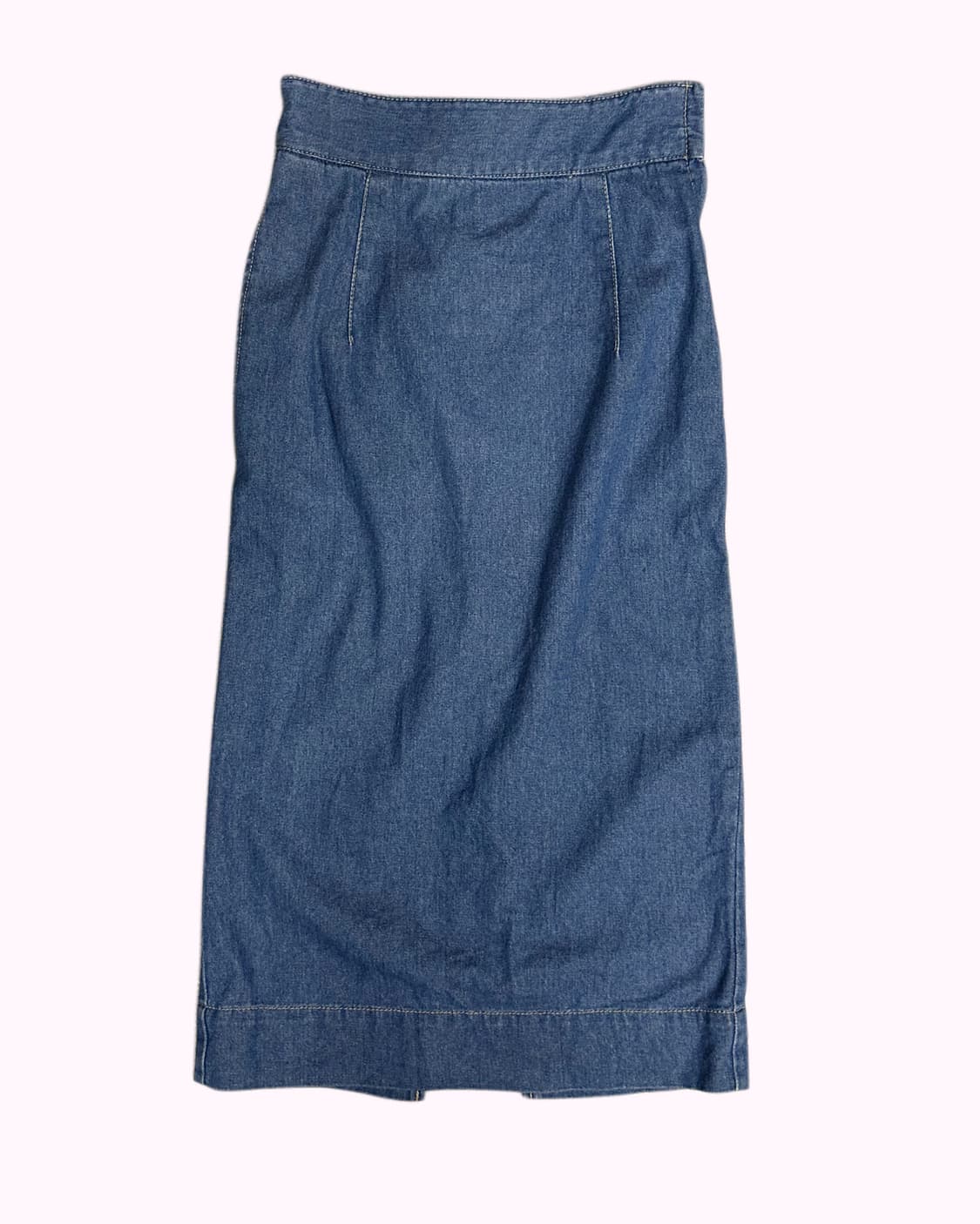 lace-up weist slit denim skirt 상품이미지4