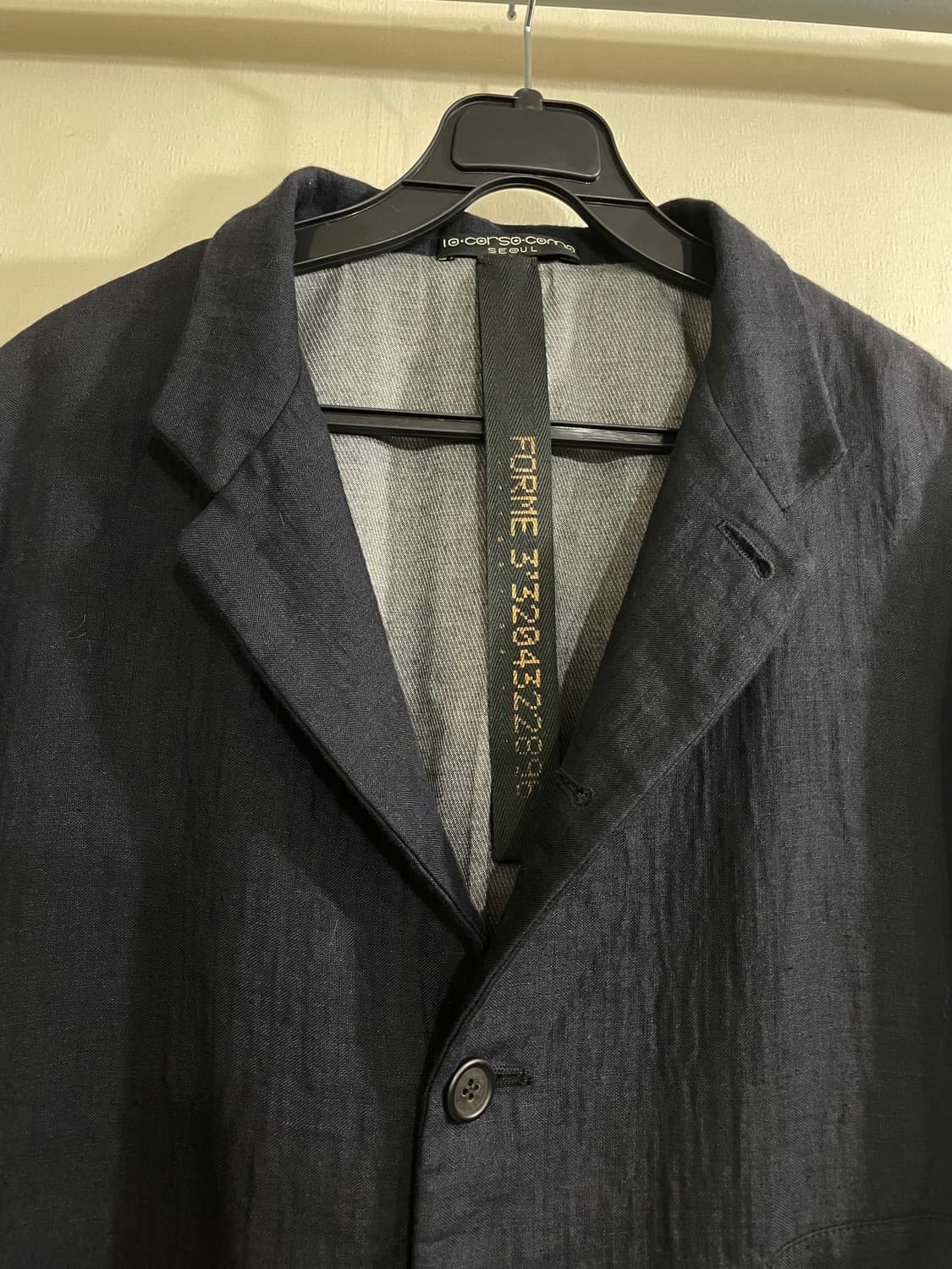 포르메 덱스프레시옹 린넨 자켓 네이비 48 상품이미지3