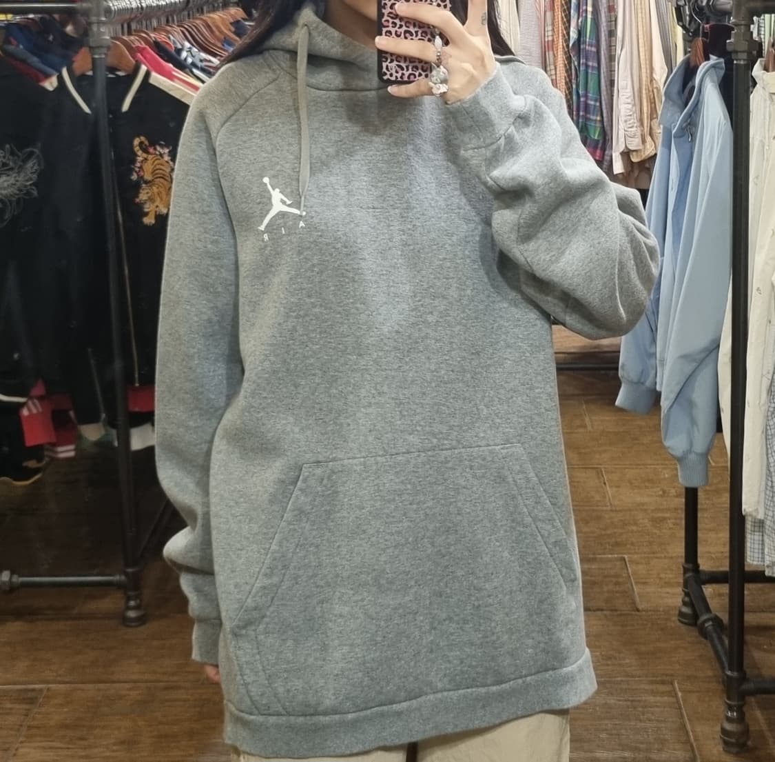 [Hi] nike 나이키 조던 후드티 그레이 상품이미지1