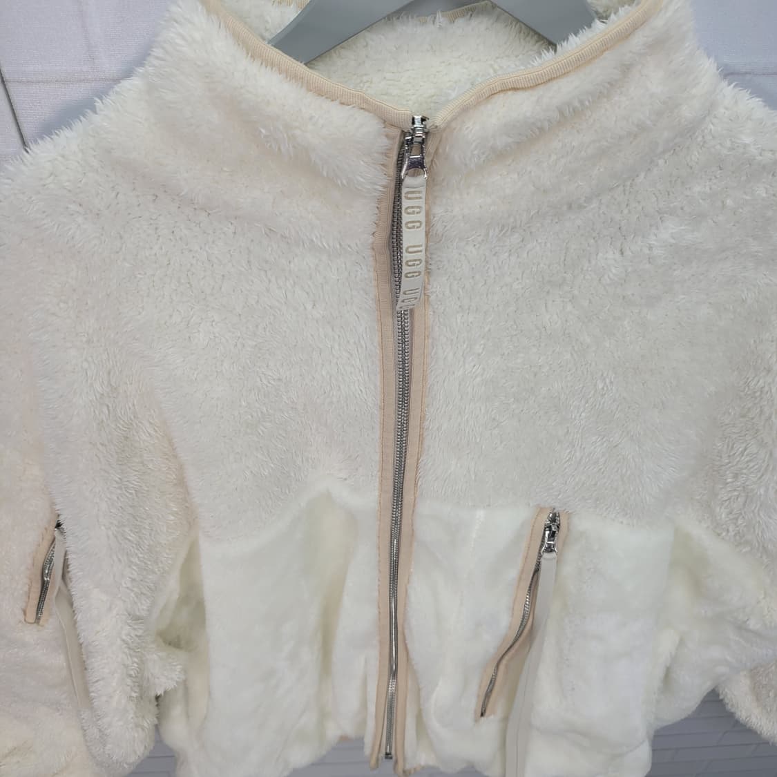 UGG 어그 마를린 루즈핏 양털 자켓 재킷 집업 S사이즈 상품이미지3