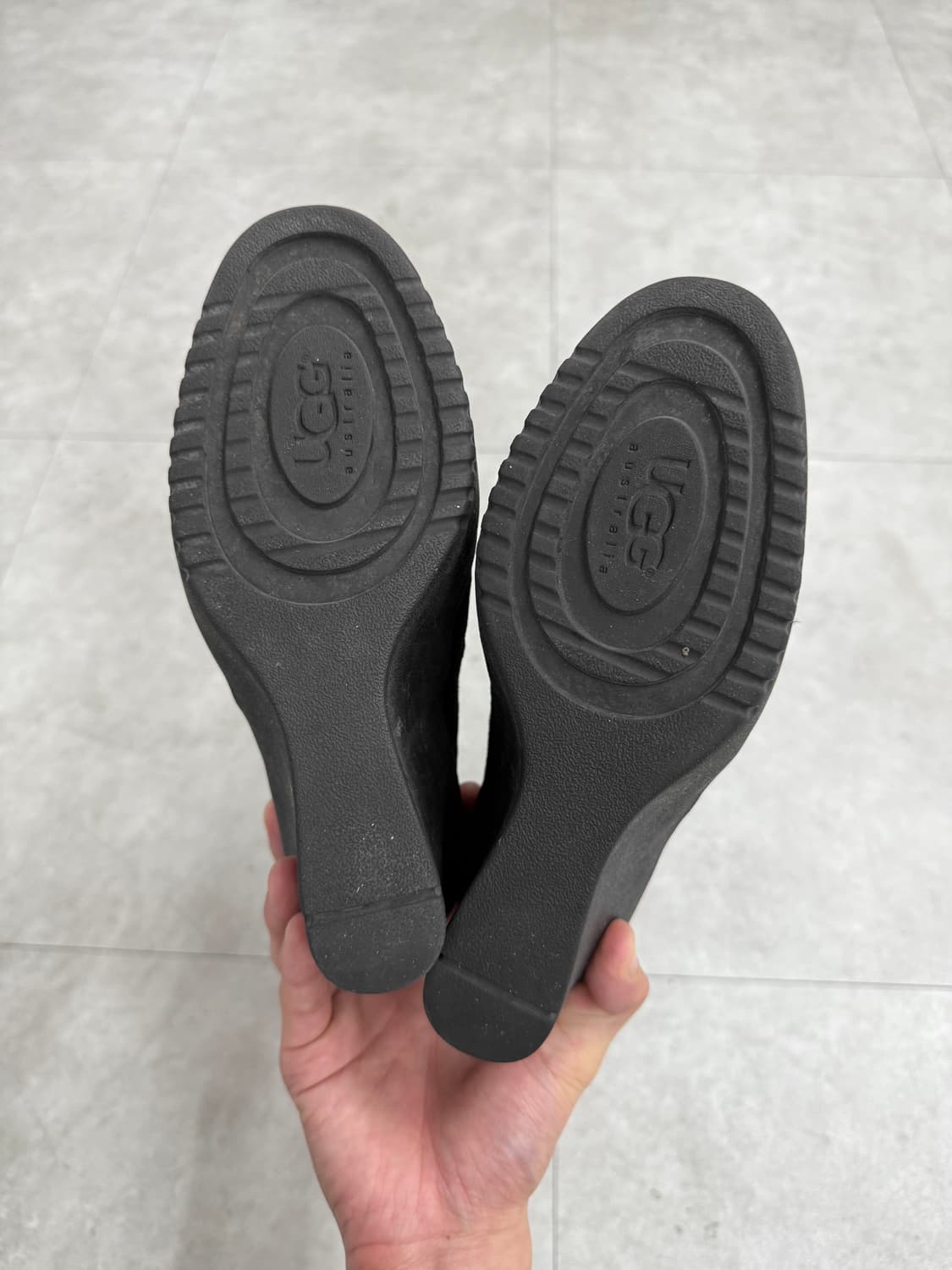 ugg 스웨이드 웨지 힐 부츠 상품이미지7