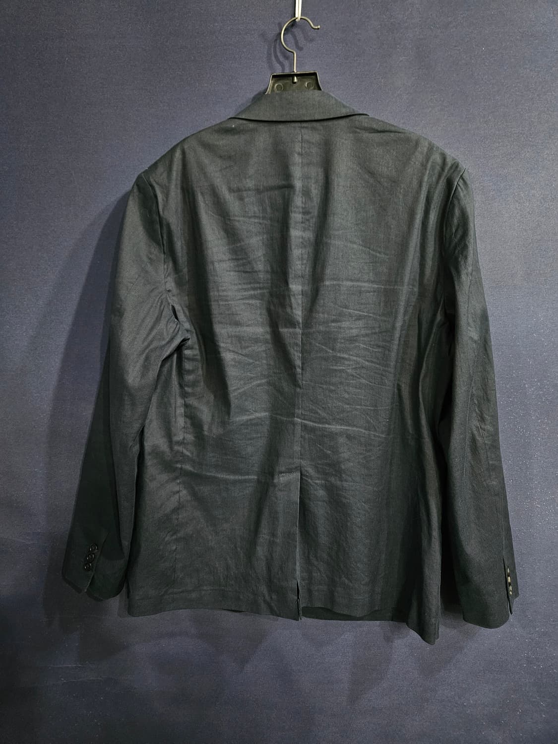 띠어리 네이비 남성 46 린넨 정장자켓  상품이미지2