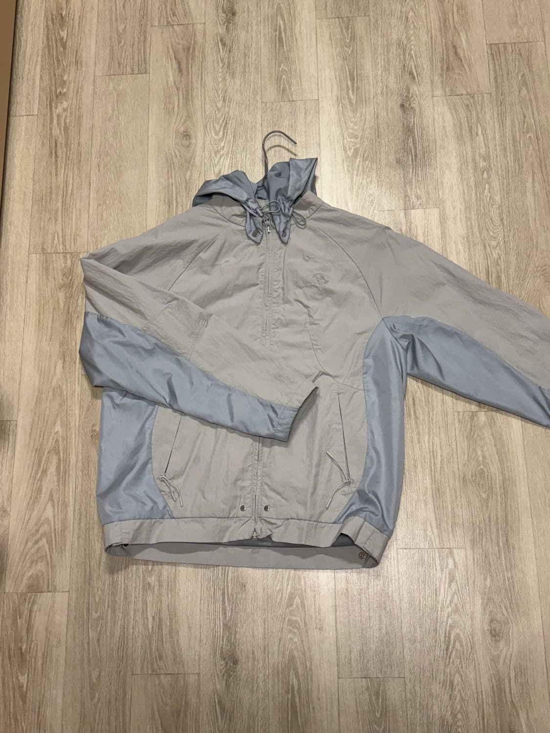 산산기어 콘트레스트 자켓 /라이트 그레이 (100) 상품이미지2