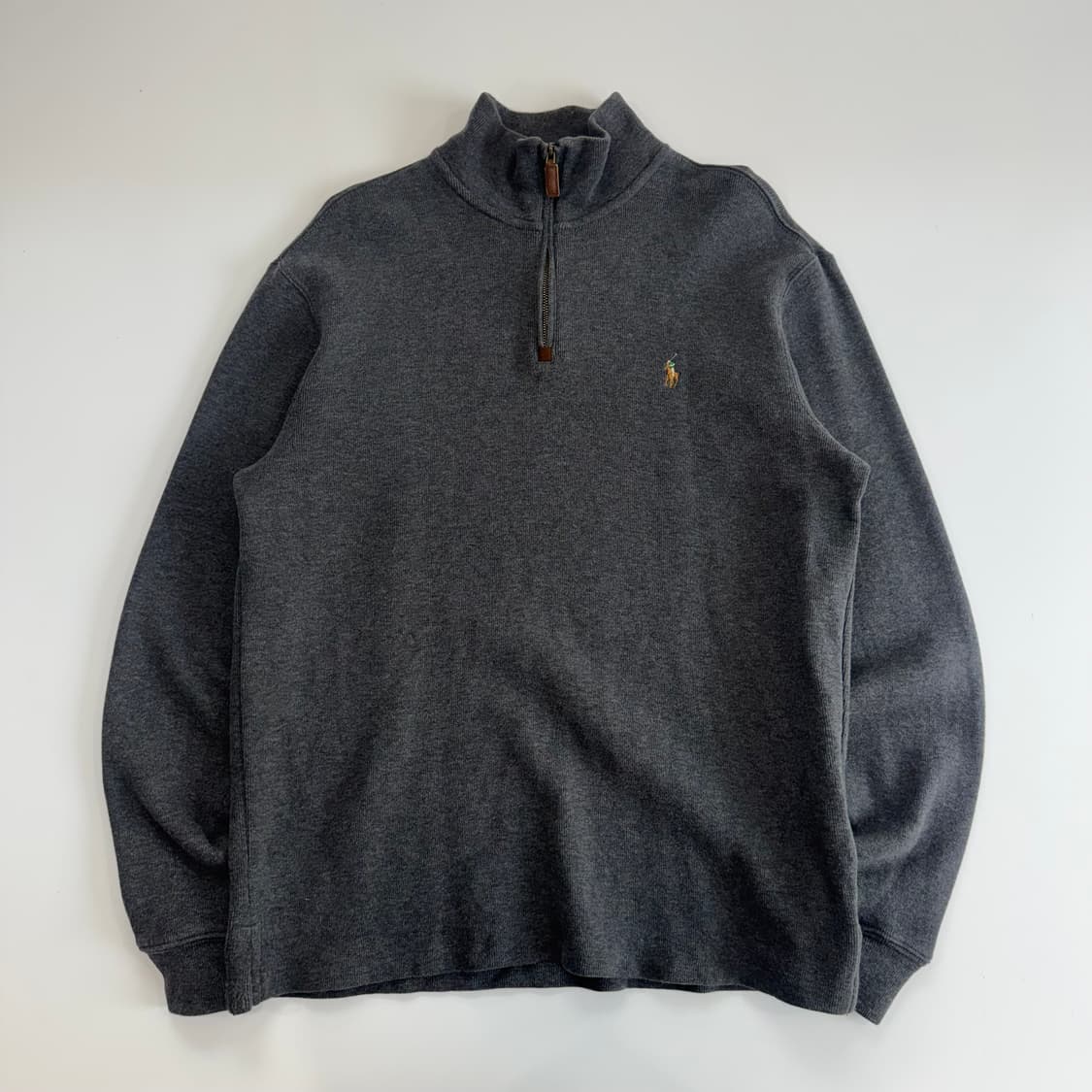 Polo 폴로 멀티포니 반집업 차콜 니트 상품이미지3
