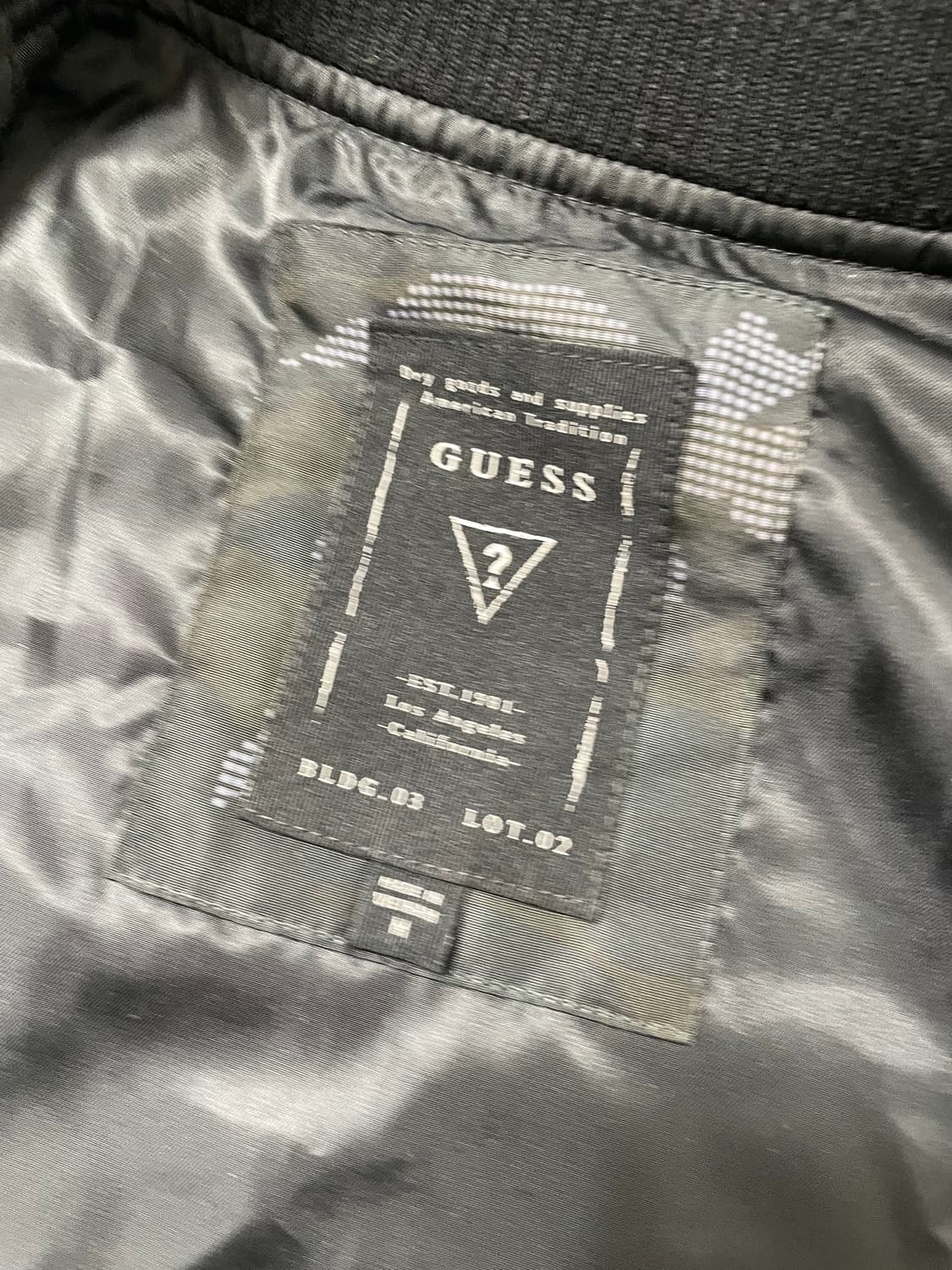 빈티지9. 게스 guess 카모플라쥬 바람막이 항공 점퍼 상품이미지4