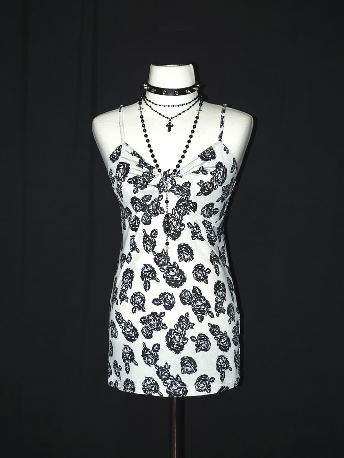 gothic flower sleeveless  상품이미지1