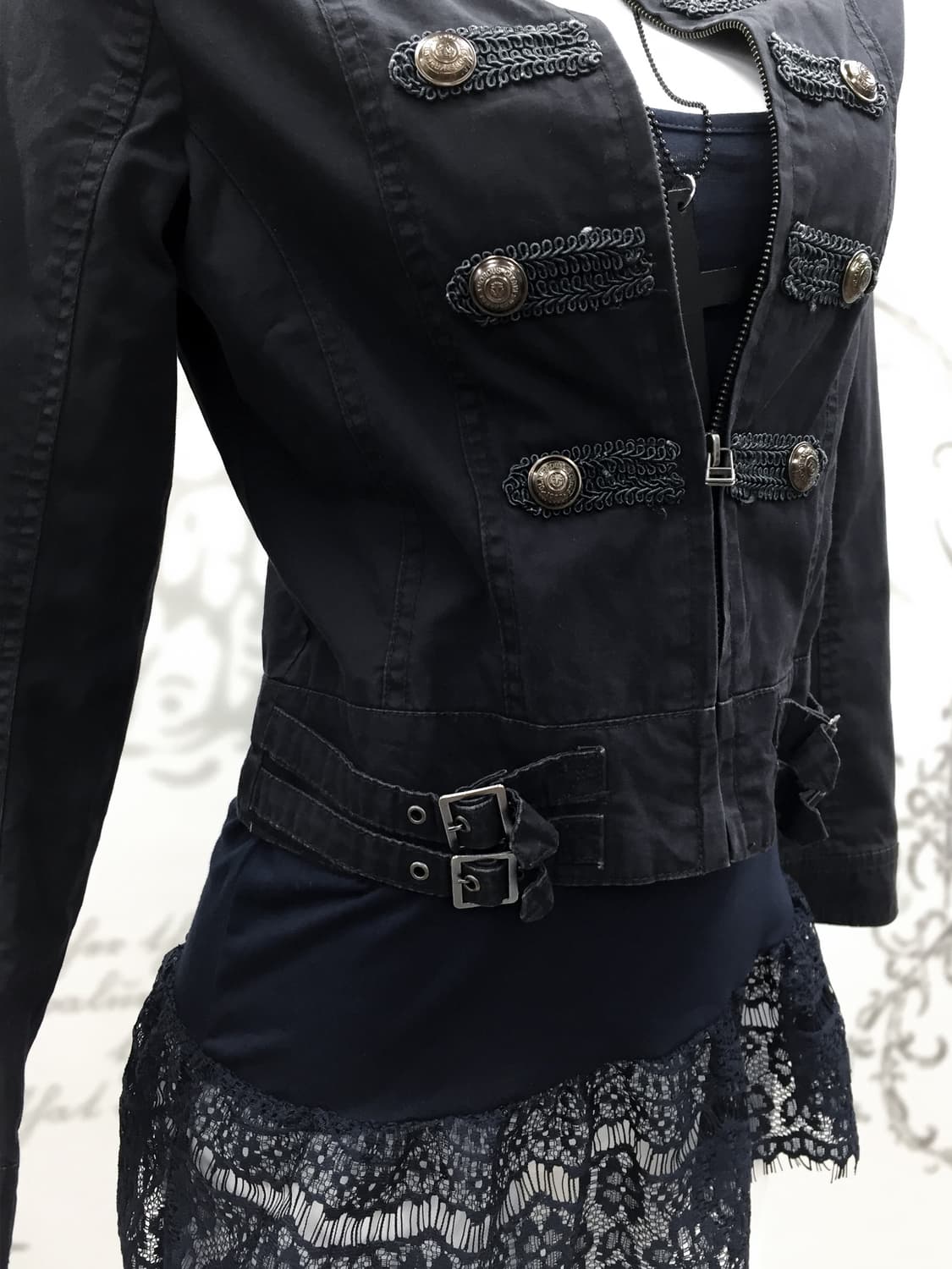 Dark Gothick Highneck Buckle Jacket 상품이미지6