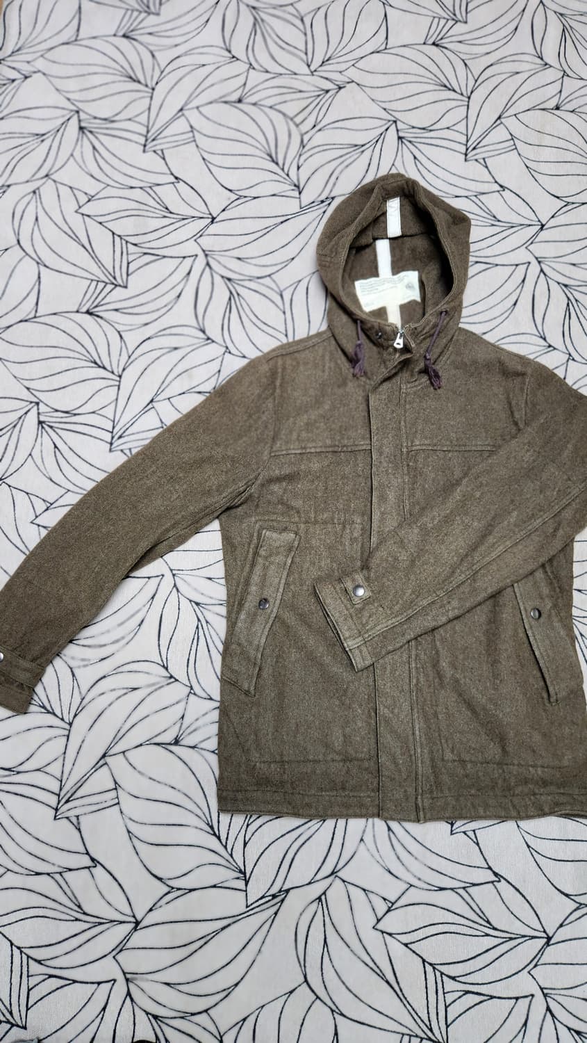 옴니갓 후디 울 자켓 올리브라운 2사이즈 100사이즈 상품이미지1