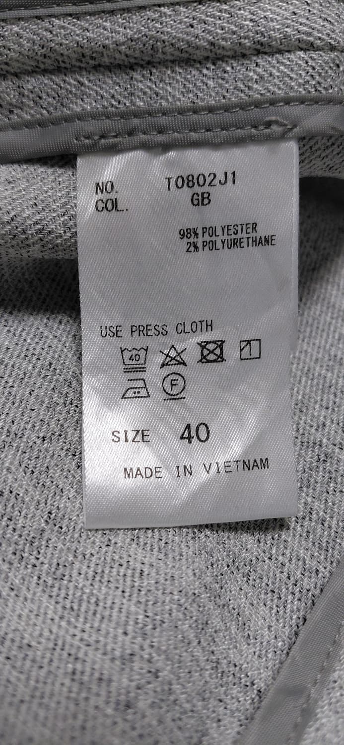 THE SUIT COMPANY she 노칼라 린넨라이크 자켓 (40) 상품이미지8