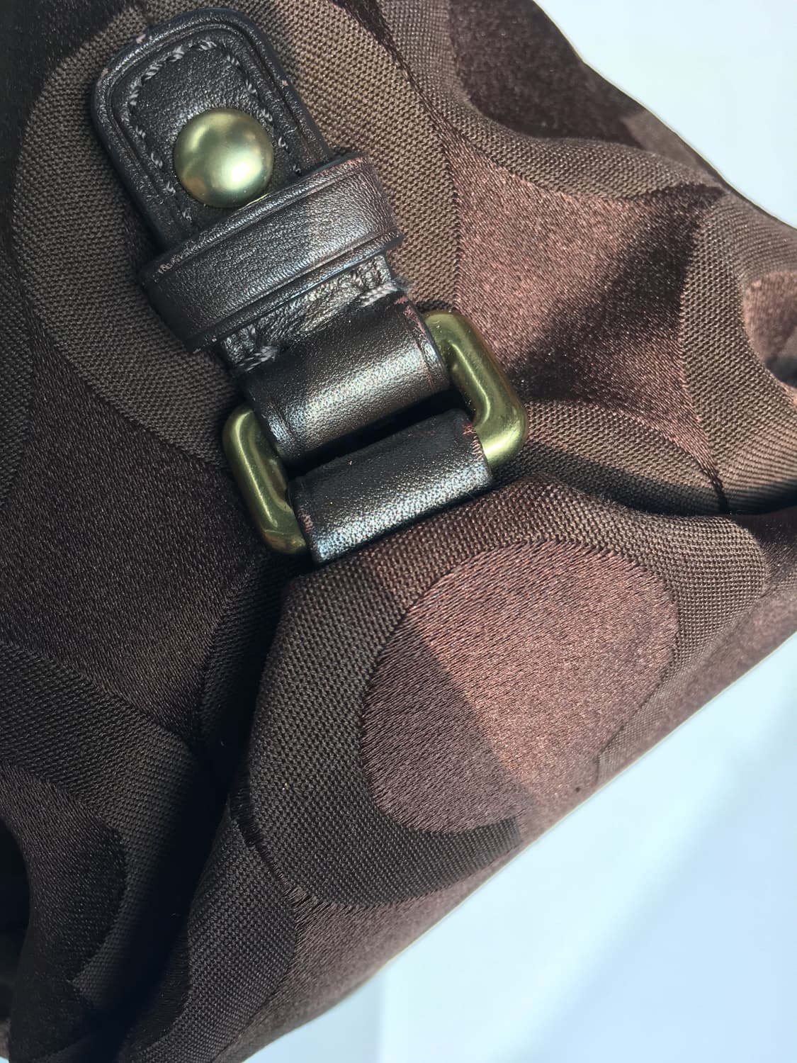 Coach Vintage Y2k Hobo Brown bag 14147 상품이미지3