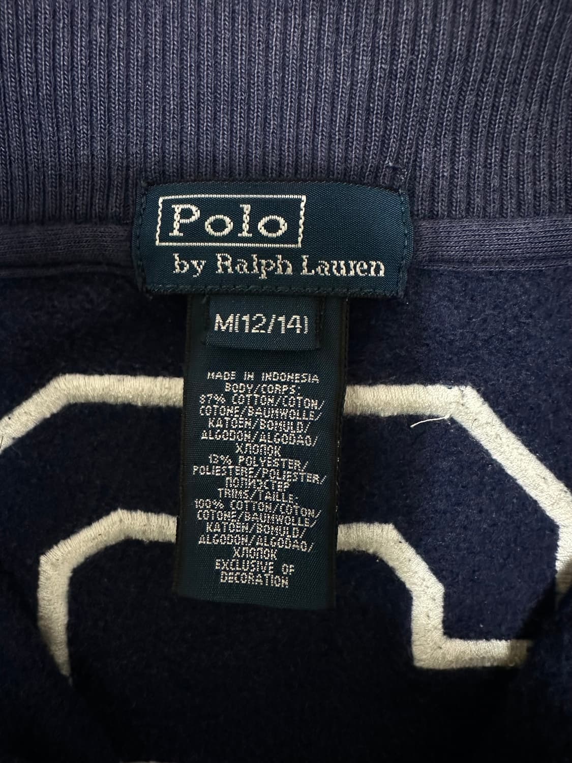 폴로 빅포니 USA 성조기 네이비 집업 상품이미지7