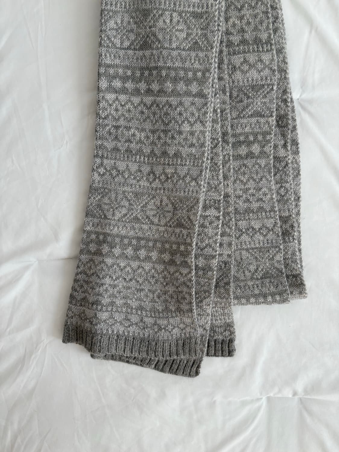 nordic pattern muffler 노르딕 패턴 목도리 상품이미지4