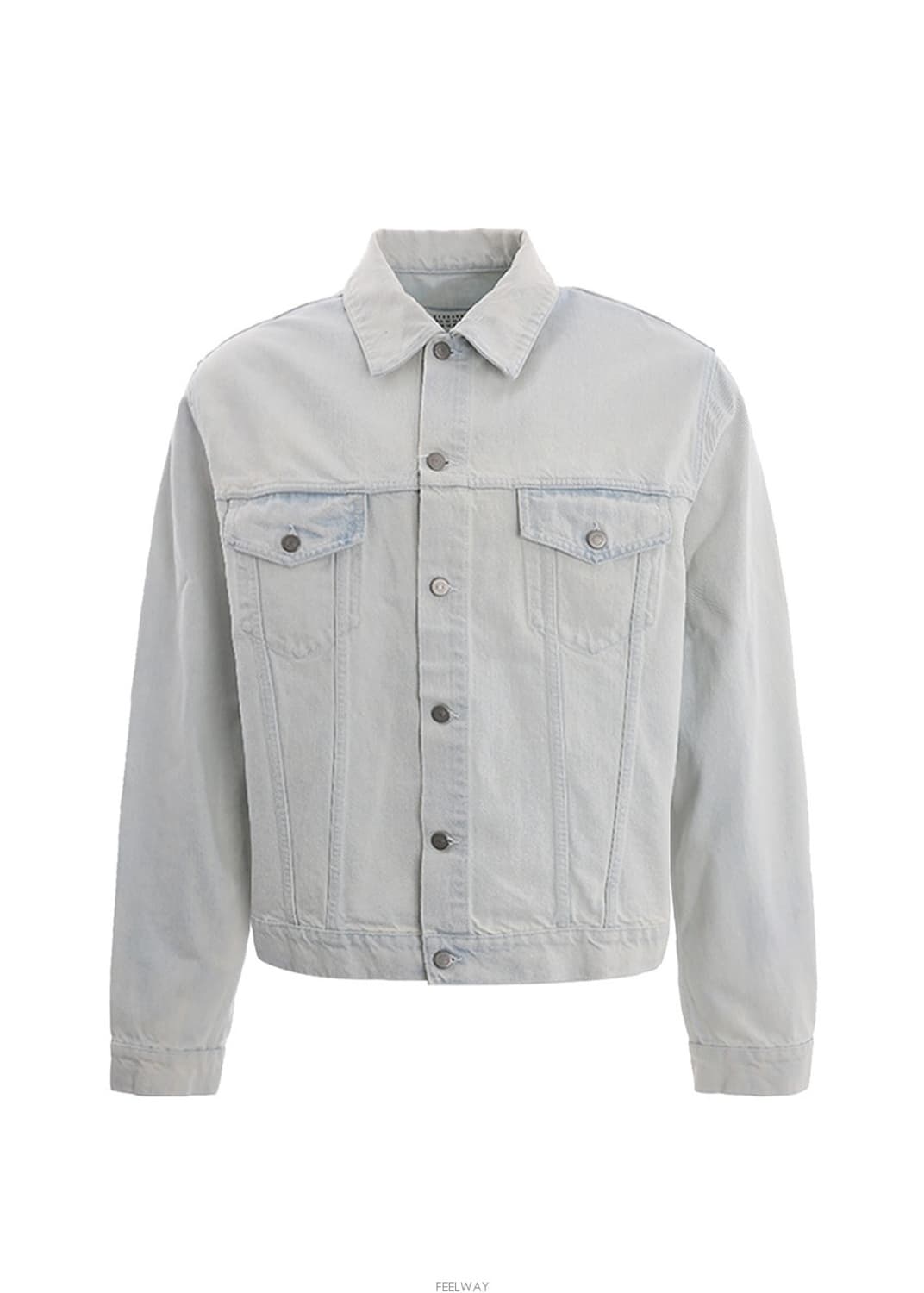 [새제품]52 마르지엘라 데님자켓 블리치 청자켓 오버사이즈 워싱 자켓 상품이미지2