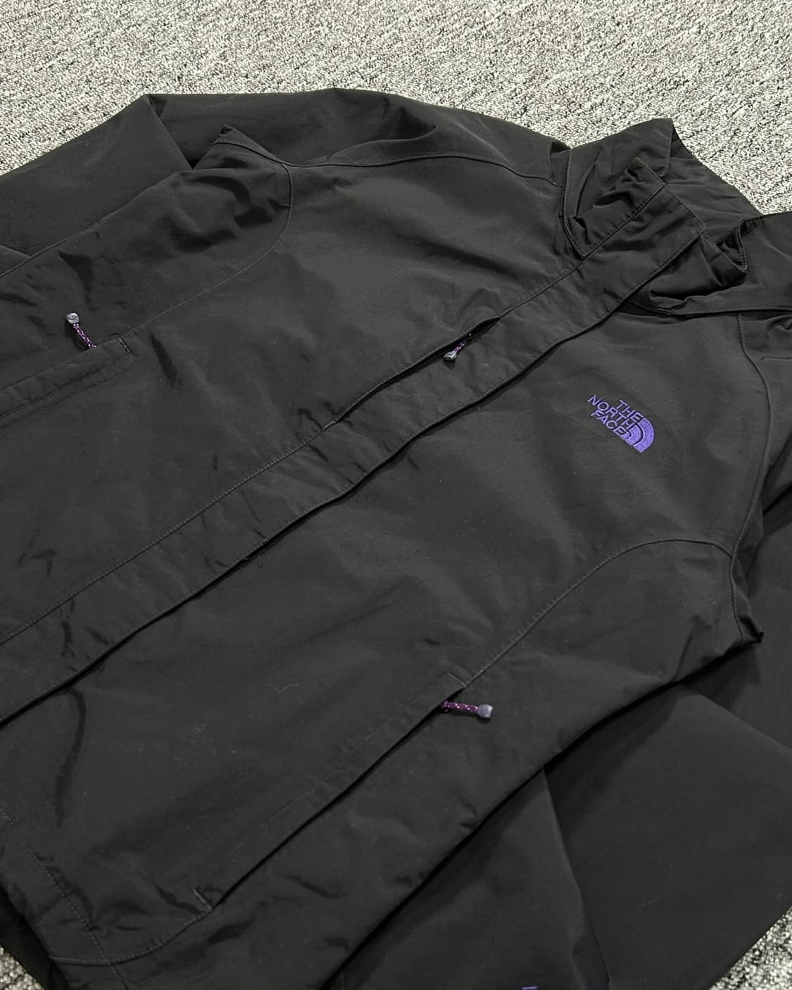 노스페이스 하이벤트 퍼플로고 바람막이  상품이미지2