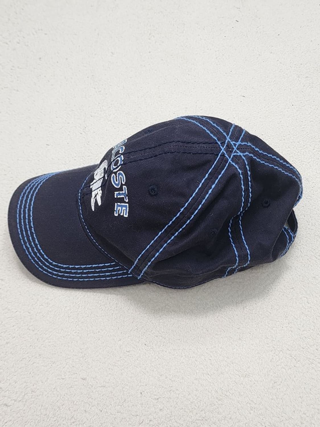 LACOSTE 빅스티치 네이비+블루 볼캡 상품이미지2