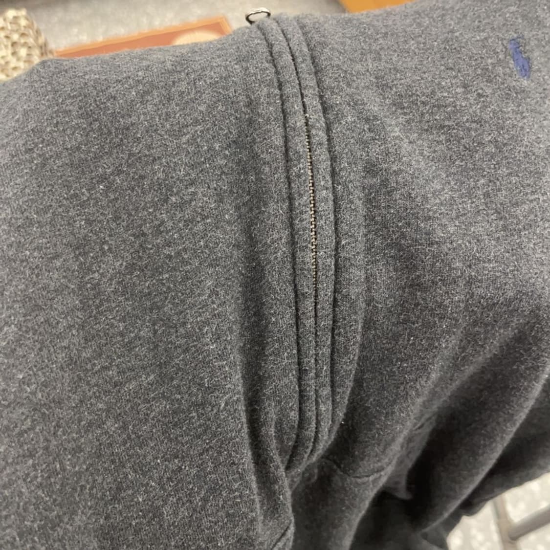 폴로 랄프로렌 빈티지 모던 캐주얼 차콜 기모 후드집업 XL C09204 상품이미지7