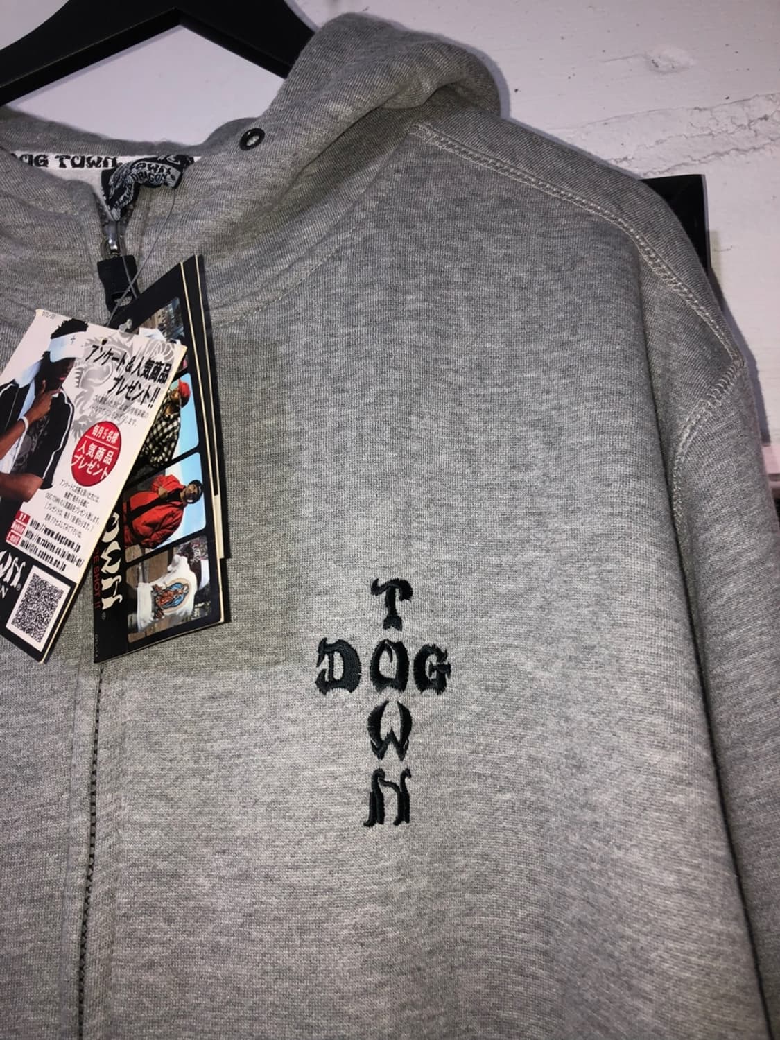 Dog Town Cross Logo Overfit Hood Zipup 상품이미지3