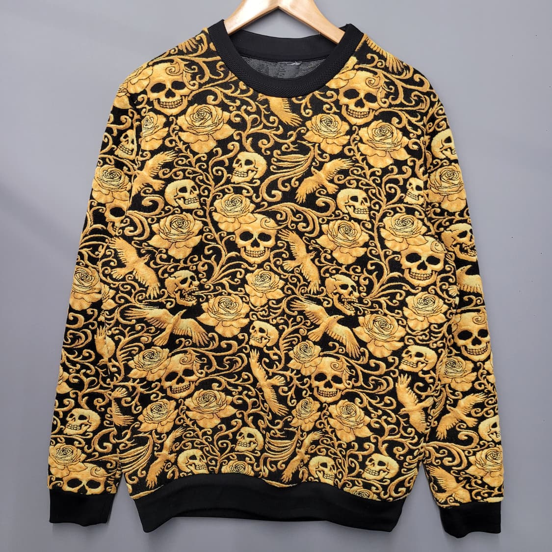 일본빈티지 90's 스컬로즈 스웻셔츠 상품이미지1