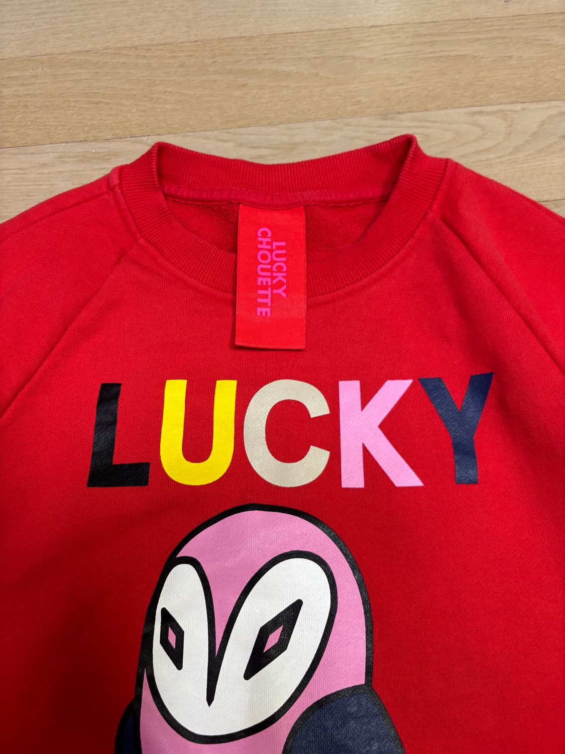 Lucky Chouette 오울 그래픽 맨투맨 상품이미지5