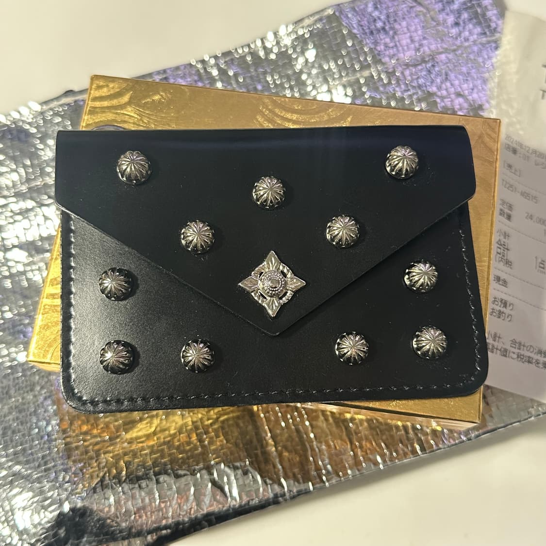 토가 레더 스퀘어 키링 지갑 24fw 상품이미지1