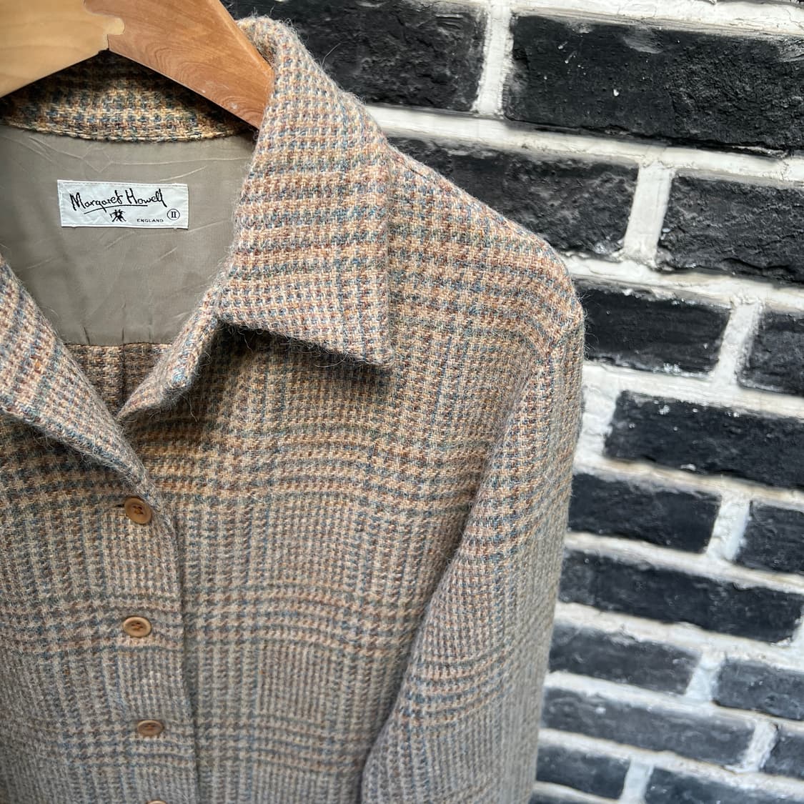 마가렛호웰 울 트위드 체크셔츠 상품이미지7