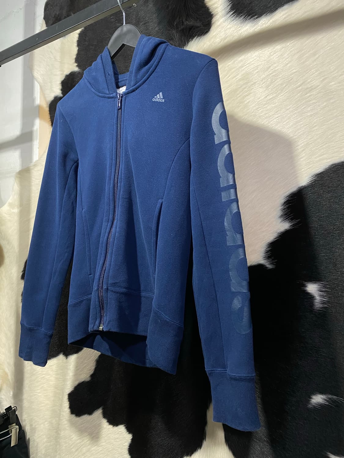 Adidas 레터링 디테일 후드집업 상품이미지4