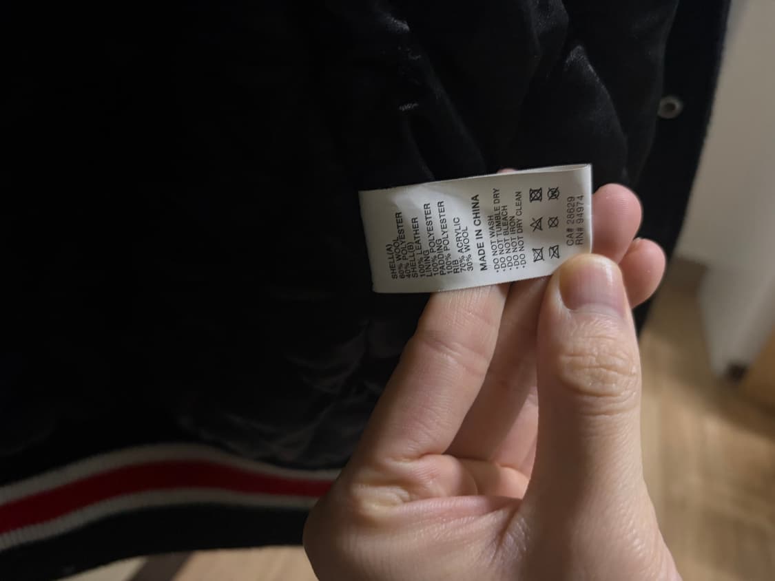 스투시 아워레가시 데님티어스 바시티 자켓 M 상품이미지4