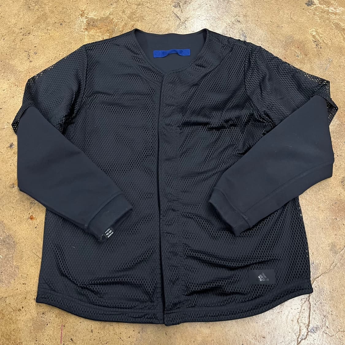 [정품/2XL] 아디다스 블랙 양면 노카라 포켓 셔츠형 자켓  b15 상품이미지2