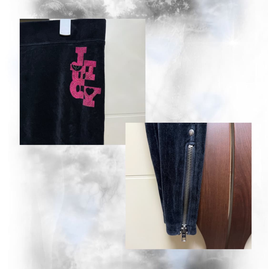 쥬시꾸뛰르 벨벳 팬츠 상품이미지2