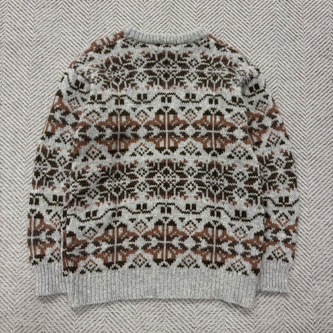 SYNTHETIC 노르딕 패턴 울 니트 v1911  상품이미지2