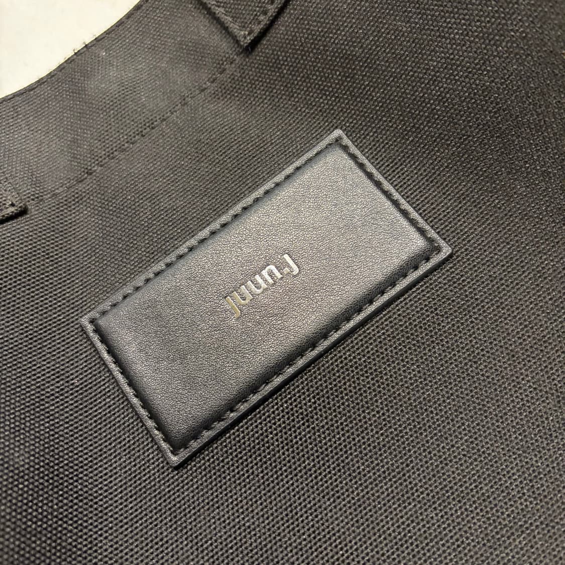 22FW 준지 블랙 캔버스 투웨이 토트백 숄더백 상품이미지3