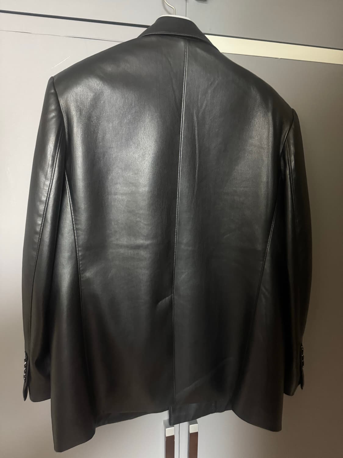 렉토 빅터 레더 블레이저 (L) 상품이미지4