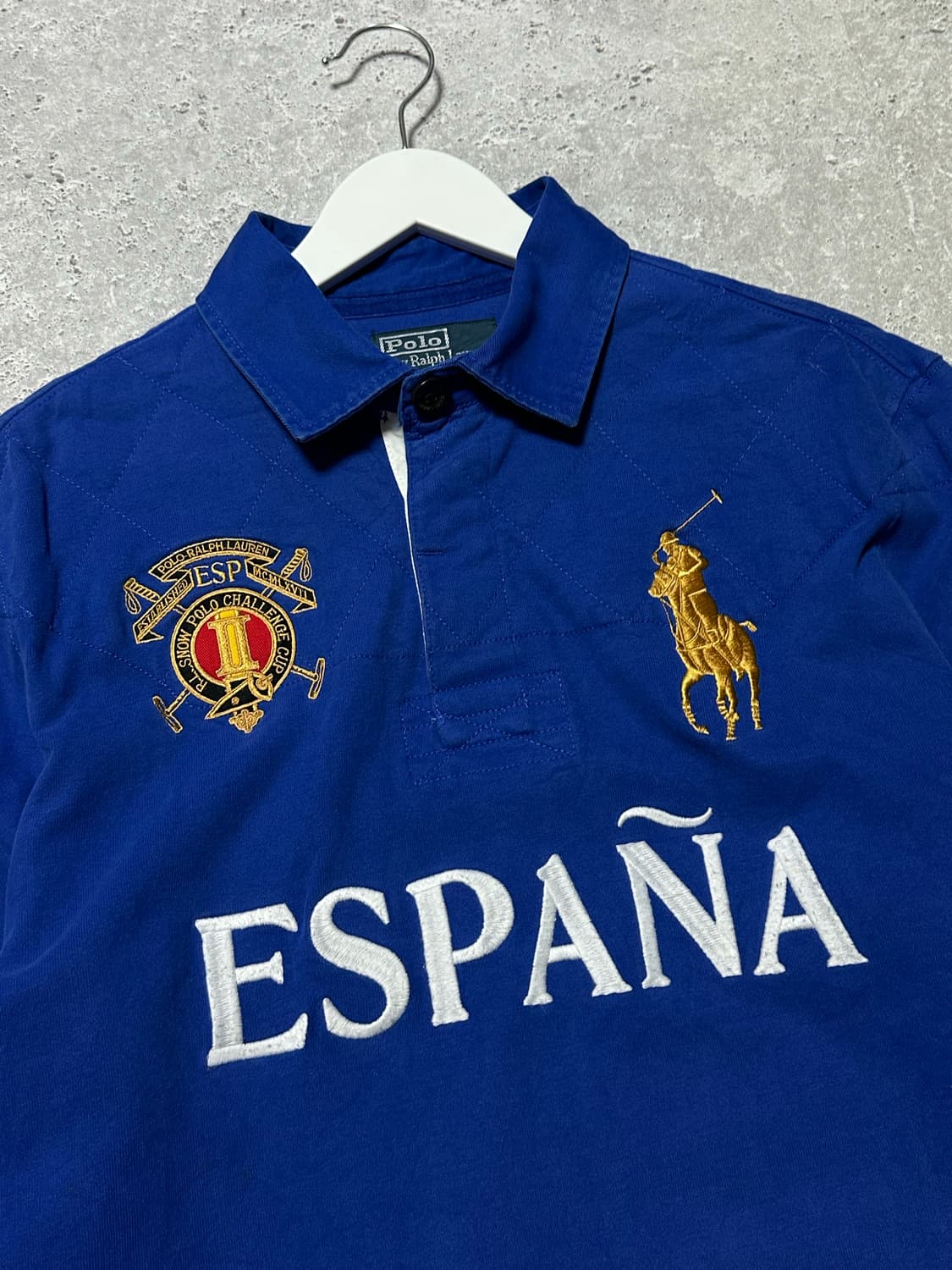 폴로 랄프로렌 에스파냐 블루 럭비 티셔츠 상품이미지3