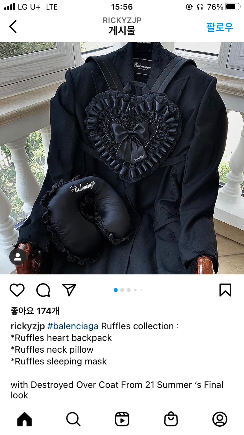 [46] 디스트로이드 오버 코트 블랙 상품이미지4