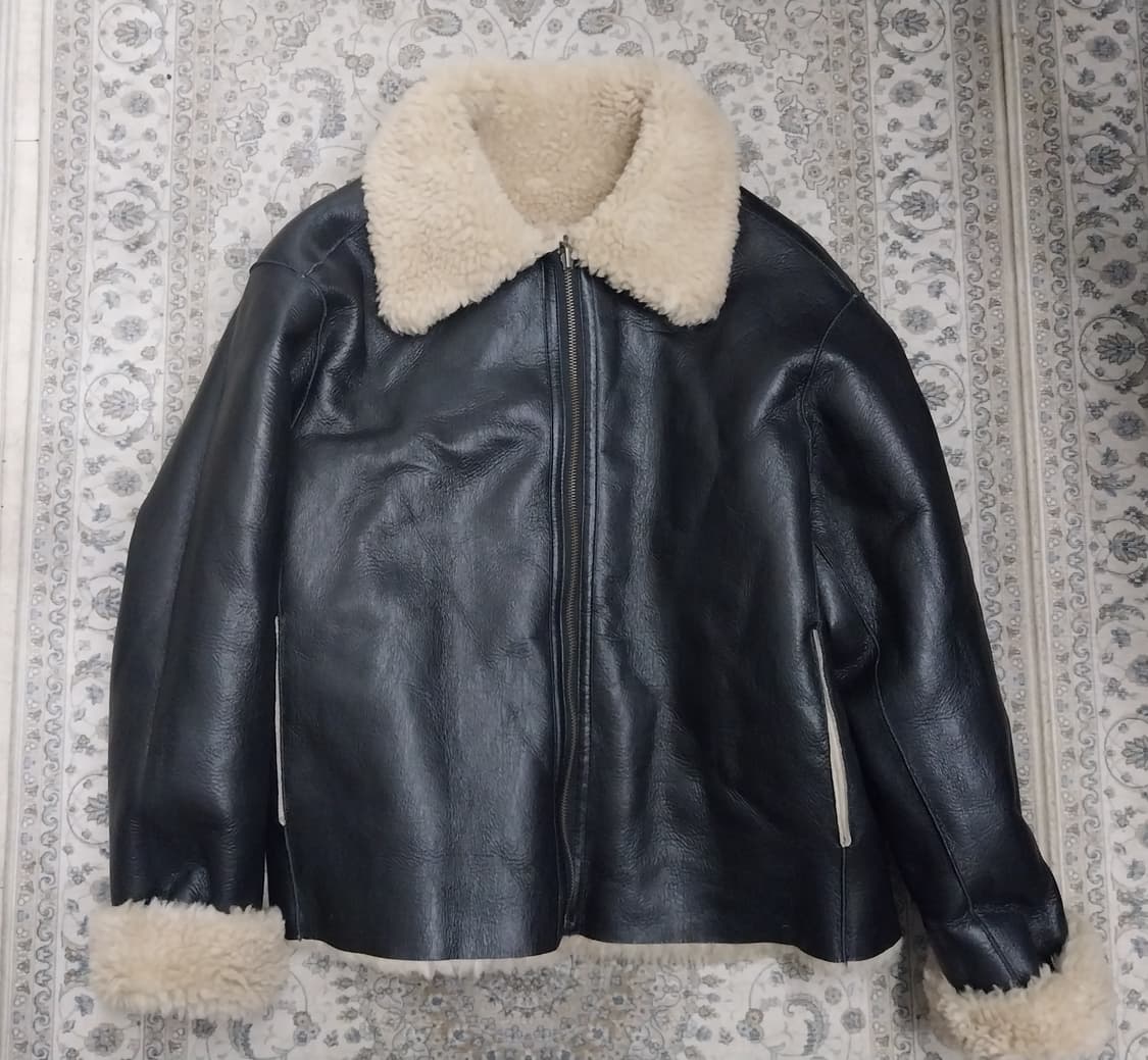 파사드 패턴 램스울 무스탕자켓 (55반까지) 상품이미지1