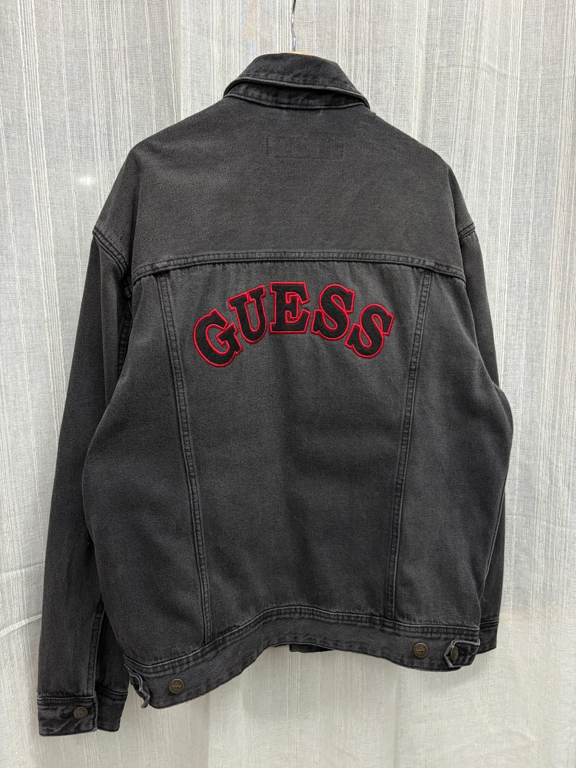 00s GUESS 게스 블랙 데님 자켓 GUESS  상품이미지7