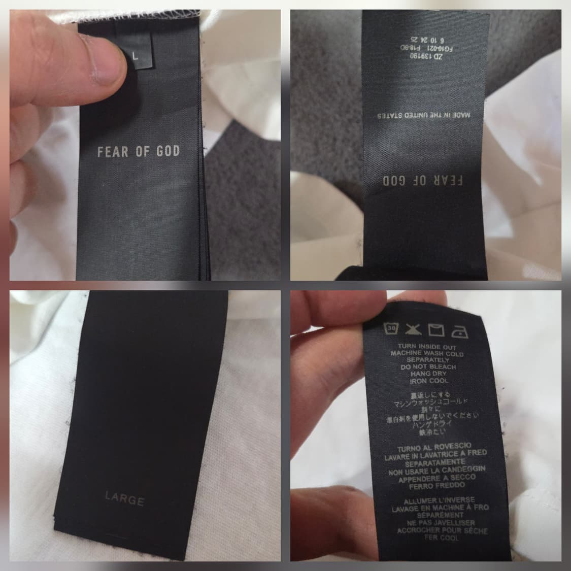 피어오브갓 할리우드볼 익스클루시브 슬리브리스 나시 L 상품이미지10