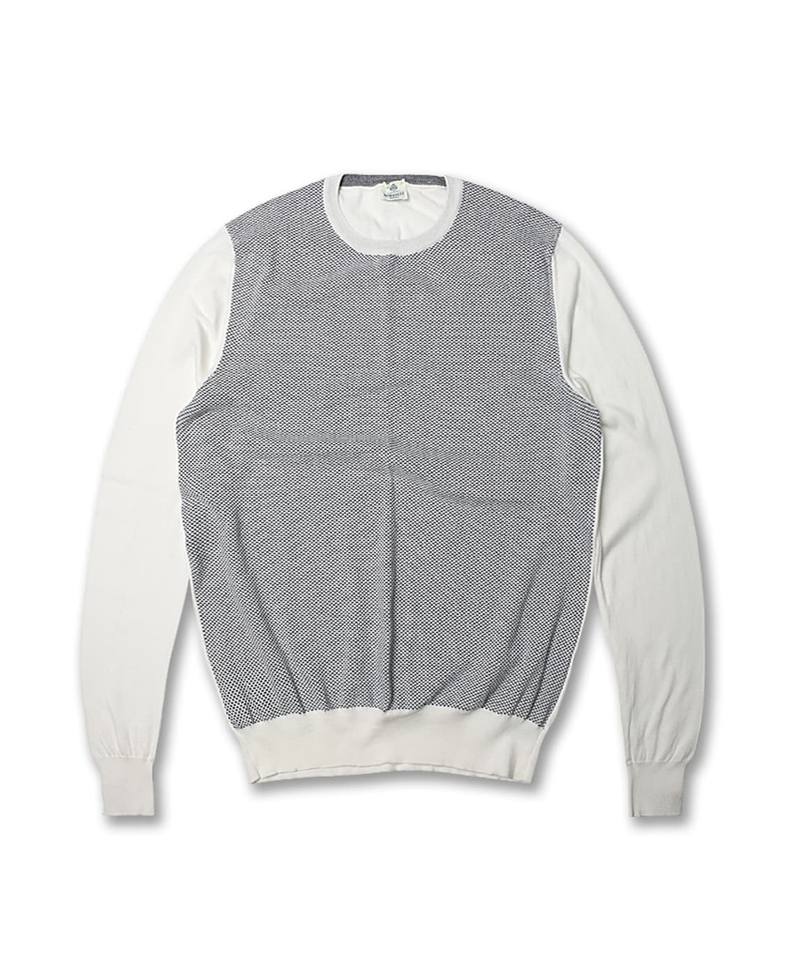 루이지 보렐리 [Luigi Borrelli] 코튼 클래식 라운드 니트 상품이미지1