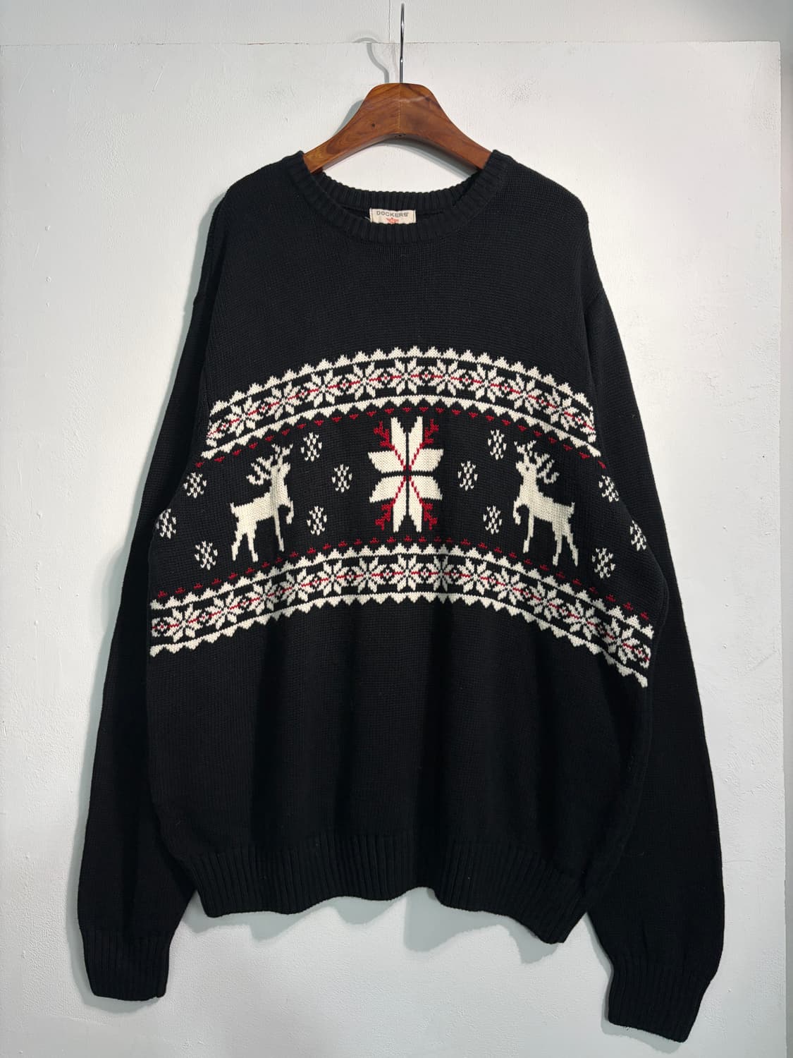 코튼 100% 니트 노르딕 니트 L 상품이미지1