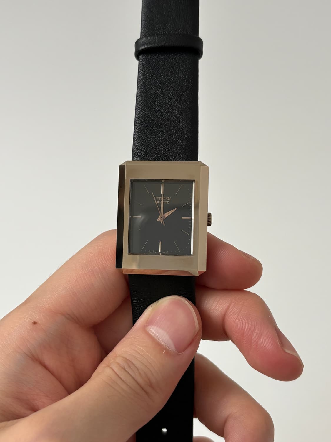1980s Black Dial Gold Square Quartz 상품이미지3